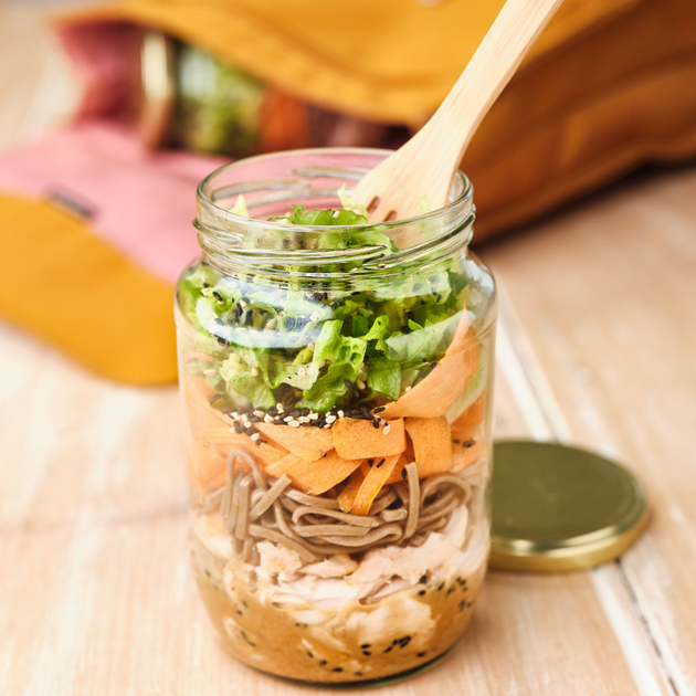 Soba noodle salad jar
&ndash; OSU Apple Cider Vinegar